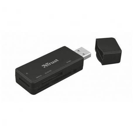 LECTOR DE TARJETAS EXTERNO TRUST NANGA 21935/ USB 3.1