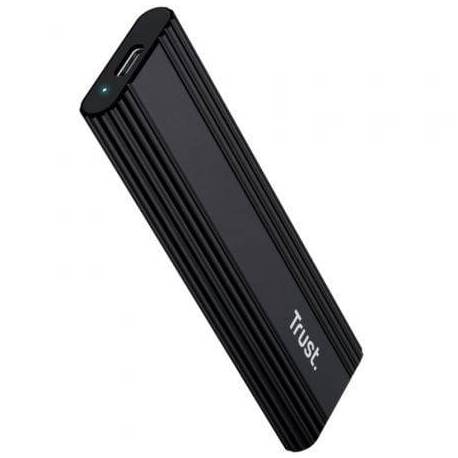 CAJA EXTERNA PARA DISCO SSD M.2 TRUST 25806/ USB 3.2 GEN2/ SIN TORNILLOS