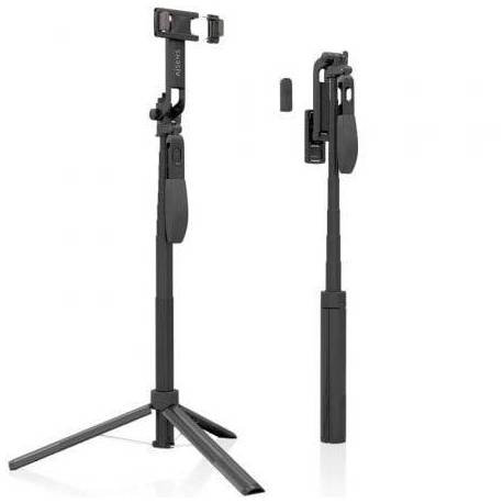 PALO PARA SELFIE + TRÍPODE AISENS SS01ST-299/ NEGRO