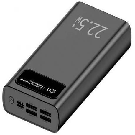 POWERBANK 30000MAH LEOTEC LEPOW30W22W/ 22.5W/ NEGRA