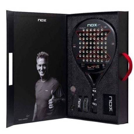 PACK PALA DE PÁDEL NOXSPORT ML10 PRO CUP LTD 2023 (MIGUEL LAMPERTI)/ INCLUYE 5 ACCESORIOS