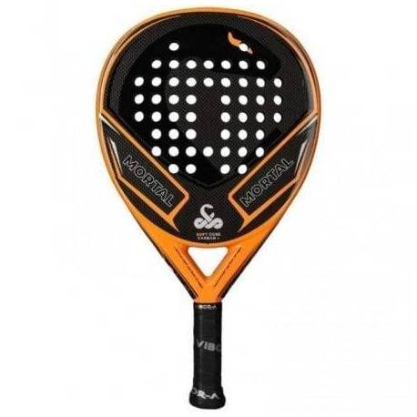 PALA DE PÁDEL VIBOR-A MORTAL CARBON 3.0/ NARANJA Y NEGRA