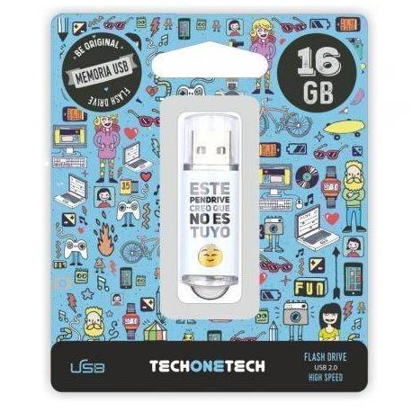 PENDRIVE 16GB TECH ONE TECH NO ES TUYO USB 2.0
