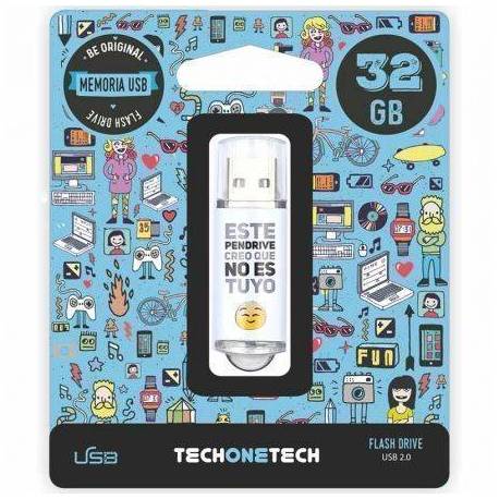 PENDRIVE 32GB TECH ONE TECH NO ES TUYO USB 2.0