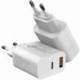 CARGADOR DE PARED LEOTEC LECSPH20W2W2/ 1XUSB TIPO-C/ 1XUSB/ 20W