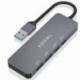 HUB USB 3.2 AISENS A106-0696/ 2XUSB/ 2XUSB TIPO-C/ GRIS