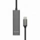 HUB USB TIPO-C AISENS A109-0403/ 4XUSB/ GRIS