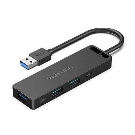 HUB USB 3.0 VENTION CHVBB/ 3XUSB/ 1XMICROUSB PD/ 1XLECTOR TARJETAS
