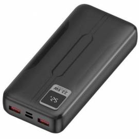 POWERBANK 20000MAH LEOTEC LEPOW20W22K/ 22.5W/ NEGRA