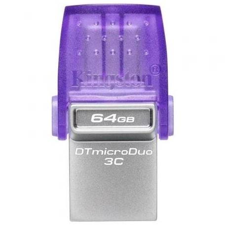 PENDRIVE 64GB KINGSTON DATATRAVELER MICRODUO 3C USB 3.2