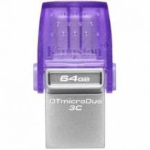 PENDRIVE 64GB KINGSTON DATATRAVELER MICRODUO 3C USB 3.2