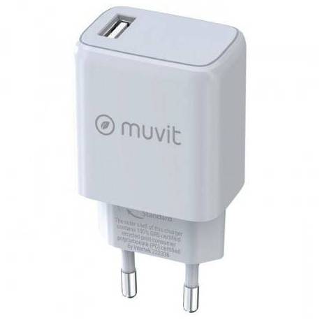 CARGADOR DE PARED MUVIT FOR CHANGE MCACC0002/ 1XUSB/ 15W