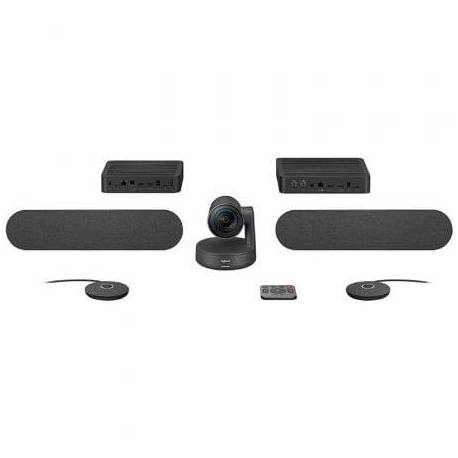 SISTEMA DE VIDEOCONFERENCIA LOGITECH RALLY PLUS/ CAMPO DE VISIÓN 82º/ 4K