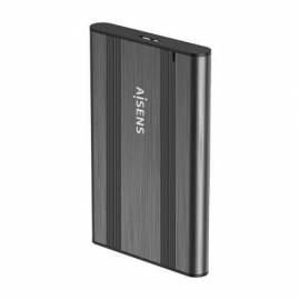 CAJA EXTERNA PARA DISCO DURO DE 2.5' AISENS ASE-2526GR/ USB 3.1/ SIN TORNILLOS
