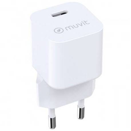 CARGADOR DE PARED MUVIT FOR CHANGE MCACC0047/ 1XUSB TIPO-C/ 30W