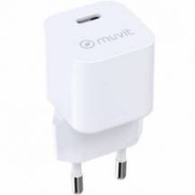 CARGADOR DE PARED MUVIT FOR CHANGE MCACC0047/ 1XUSB TIPO-C/ 30W