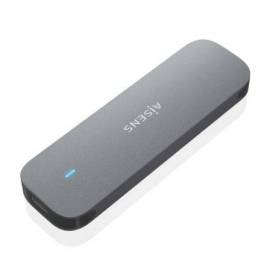 CAJA EXTERNA PARA DISCO SSD M.2 SATA AISENS ASM2-006GRY/ USB 3.1/ SIN TORNILLOS
