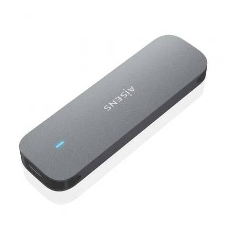 CAJA EXTERNA PARA DISCO SSD M.2 SATA AISENS ASM2-006GRY/ USB 3.1/ SIN TORNILLOS