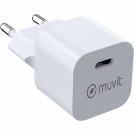 CARGADOR DE PARED MUVIT FOR CHANGE MCACC0048/ 1XUSB TIPO-C/ 20W