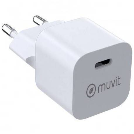 CARGADOR DE PARED MUVIT FOR CHANGE MCACC0048/ 1XUSB TIPO-C/ 20W
