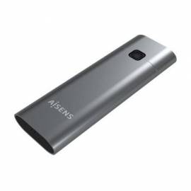 CAJA EXTERNA PARA DISCO SSD M.2 NVME AISENS ASM2-021GR/ USB 3.1 GEN2/ SIN TORNILLOS