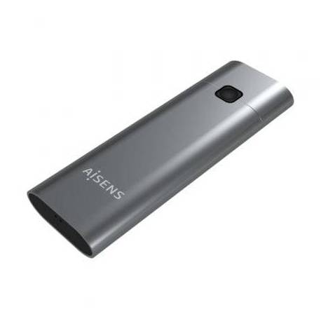 CAJA EXTERNA PARA DISCO SSD M.2 NVME AISENS ASM2-021GR/ USB 3.1 GEN2/ SIN TORNILLOS