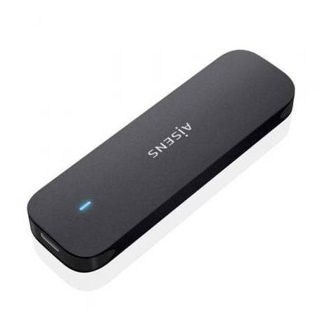 CAJA EXTERNA PARA DISCO SSD M.2 NVME AISENS ASM2-024B/ USB 3.2/ SIN TORNILLOS