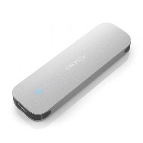 CAJA EXTERNA PARA DISCO SSD M.2 NVME AISENS ASM2-025SL/ USB 3.2/ SIN TORNILLOS