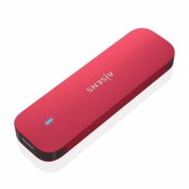 CAJA EXTERNA PARA DISCO SSD M.2 NVME AISENS ASM2-027RED/ USB 3.2/ SIN TORNILLOS