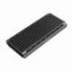 CAJA EXTERNA PARA DISCO SSD M.2 SATA/NVME AISENS ASM2-RGB011GR/ USB 3.2 GEN2/ SIN TORNILLOS