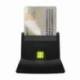 LECTOR DE DNI Y TARJETAS AISENS ASCR-SN05-BK/ USB 2.0/ NEGRO