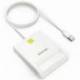 LECTOR DE DNI Y TARJETAS AISENS ASCR-SN07-W/ USB 2.0/ BLANCO