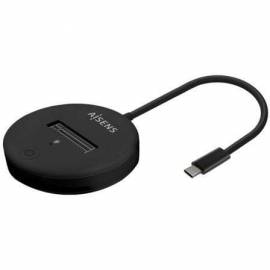 DOCK USB TIPO-C PARA SSD M2 SATA/NVME AISENS ASUC-M2D013-BK/ NEGRO