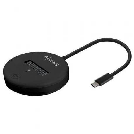 DOCK USB TIPO-C PARA SSD M2 SATA/NVME AISENS ASUC-M2D013-BK/ NEGRO