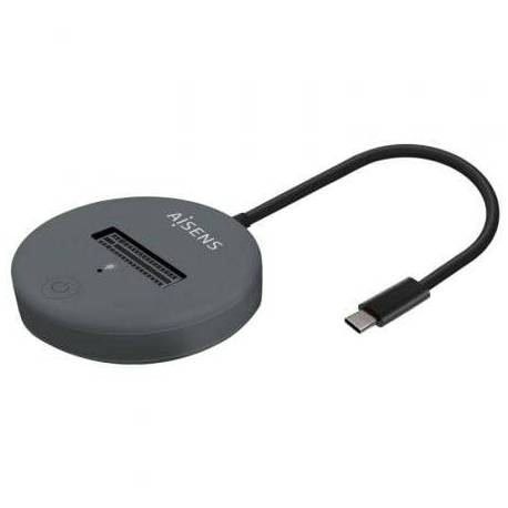 DOCK USB TIPO-C PARA SSD M2 SATA/NVME AISENS ASUC-M2D014-GR/ GRIS