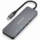 HUB USB TIPO-C AISENS A109-0694/ 2XUSB/ 2XUSB TIPO-C/ GRIS