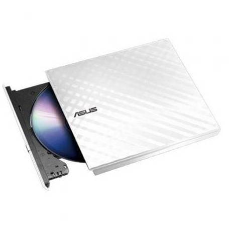 GRABADORA EXTERNA CD/DVD ASUS SDRW-08DS2S-U LITE/ BLANCO