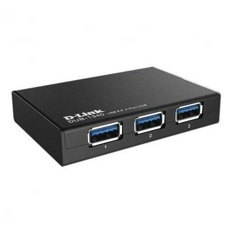 HUB USB 3.0 CON ALIMENTACIÓN EXTERNA D-LINK DUB-1340/ 4XUSB