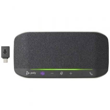 ALTAVOZ PORTÁTIL PARA CONFERENCIAS POLY SYNC 10 PARA MICROSOFT TEAMS/ USB-BLUETOOTH/ NEGRO