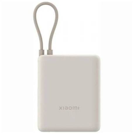 POWERBANK 10000MAH XIAOMI 33W POWER BANK INTEGRATED CABLE/ 33W/ BEIGE/ INCLUYE CABLE USB TIPO-C