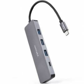 HUB USB TIPO-C NANOCABLE 10.16.4409/ 3XUSB/ 1XUSB TIPO-C/ GRIS