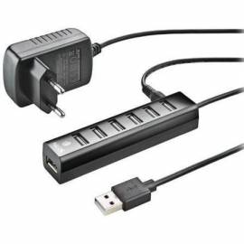 HUB USB 2.0 CON ALIMENTACIÓN EXTERNA NGS IHUB7 TINY/ 7XUSB