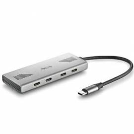 HUB USB TIPO-C NGS WONDER4-C/ 4XUSB TIPO-C/ GRIS