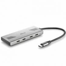 HUB USB TIPO-C NGS WONDER4-C/ 4XUSB TIPO-C/ GRIS