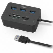HUB USB 3.0 NOX READER ONE/ 3XUSB/ 1X LECTOR DE TARJETAS