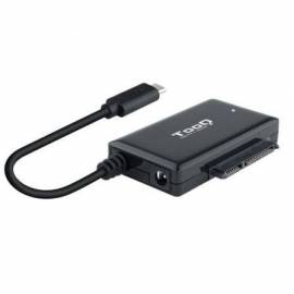 ADAPTADOR PARA DISCOS DUROS 2.5'/3.5' TOOQ TQHDA-02C/ USB TIPO-C MACHO - SATA