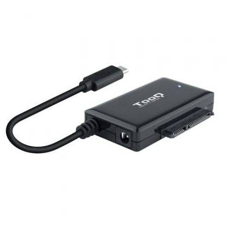 ADAPTADOR PARA DISCOS DUROS 2.5'/3.5' TOOQ TQHDA-02C/ USB TIPO-C MACHO - SATA