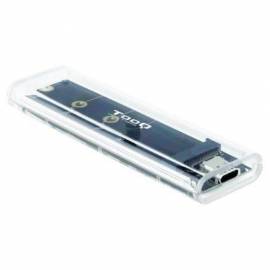 CAJA EXTERNA PARA DISCO SSD M.2 NVME TOOQ TQE-2200/ USB 3.1 GEN2/ SIN TORNILLOS