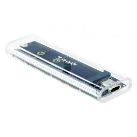 CAJA EXTERNA PARA DISCO SSD M.2 NVME TOOQ TQE-2200/ USB 3.1 GEN2/ SIN TORNILLOS