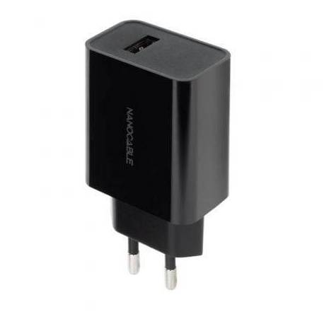 CARGADOR DE PARED NANOCABLE 10.10.2004/ 1XUSB/ 10W/ NEGRO